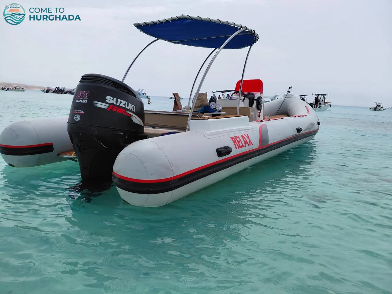 Affordable Private Speedboat Excursion in Hurghada to Orange Bay, Magawish Island & Paradise Islands